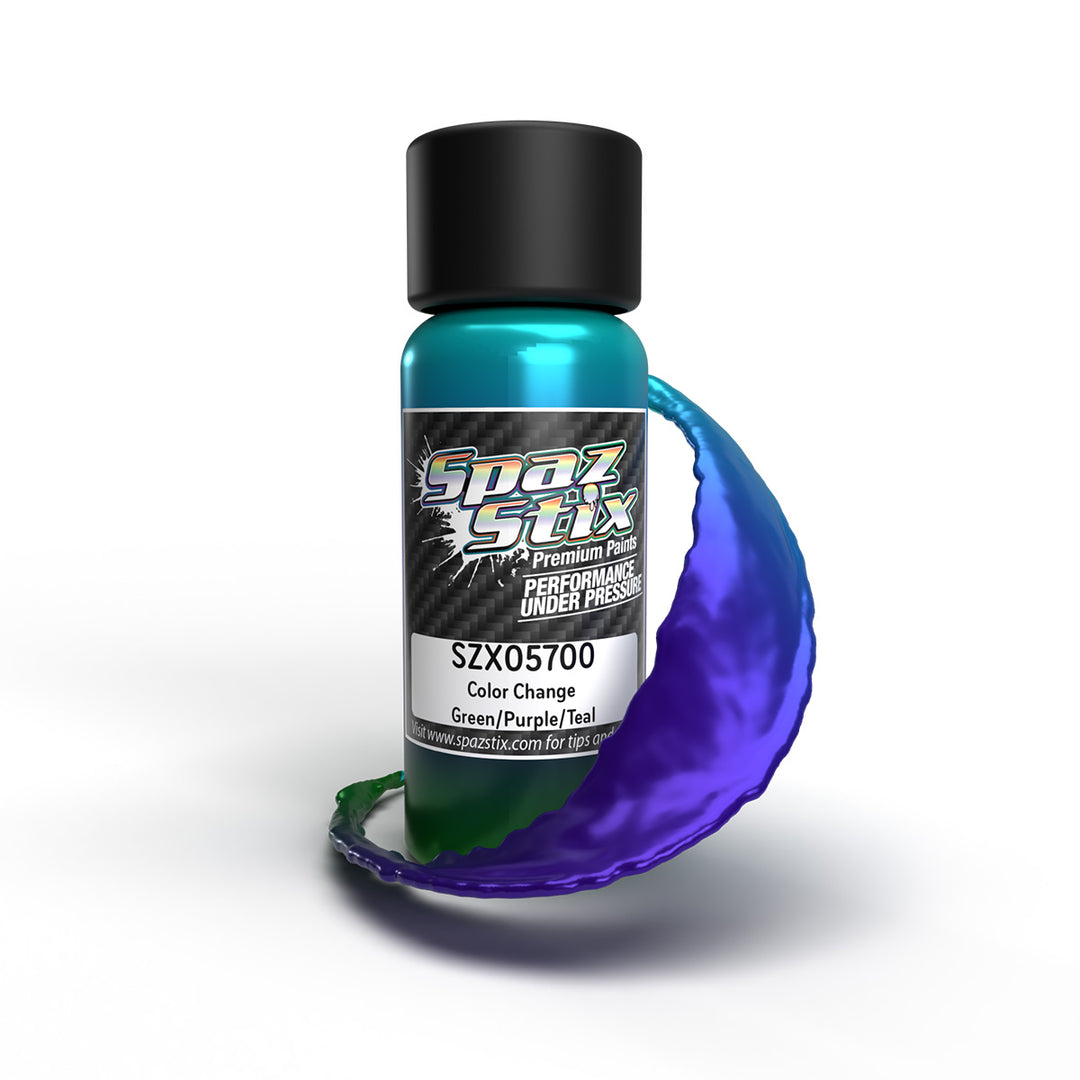 Spaz Stik Airbrush Color Changing Paints 2oz Bottle