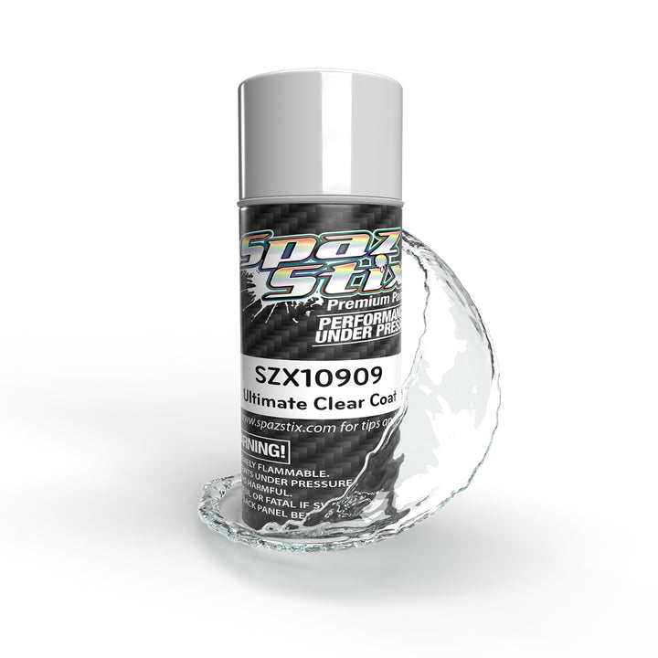 Spaz Stik Aerosol Clear Coat Paints 3.5oz Can