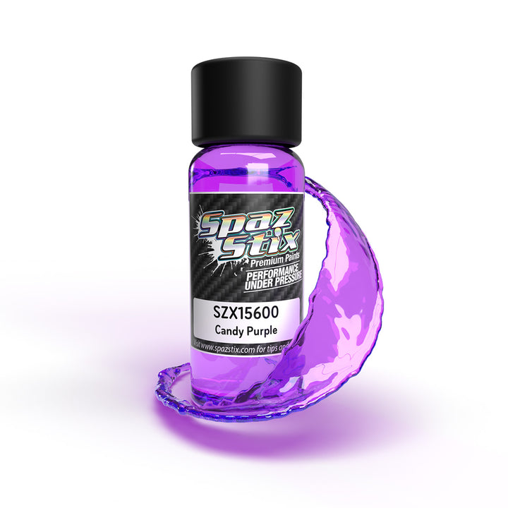 Spaz Stik Airbrush Candy Color Paints 2oz Bottle