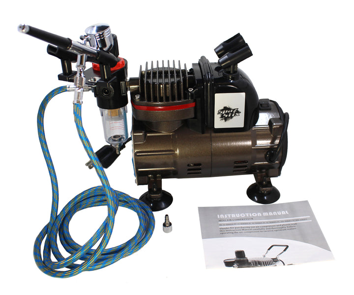 Dual Action Gravity Feed Airbrush & Compressor Combo SZX50000