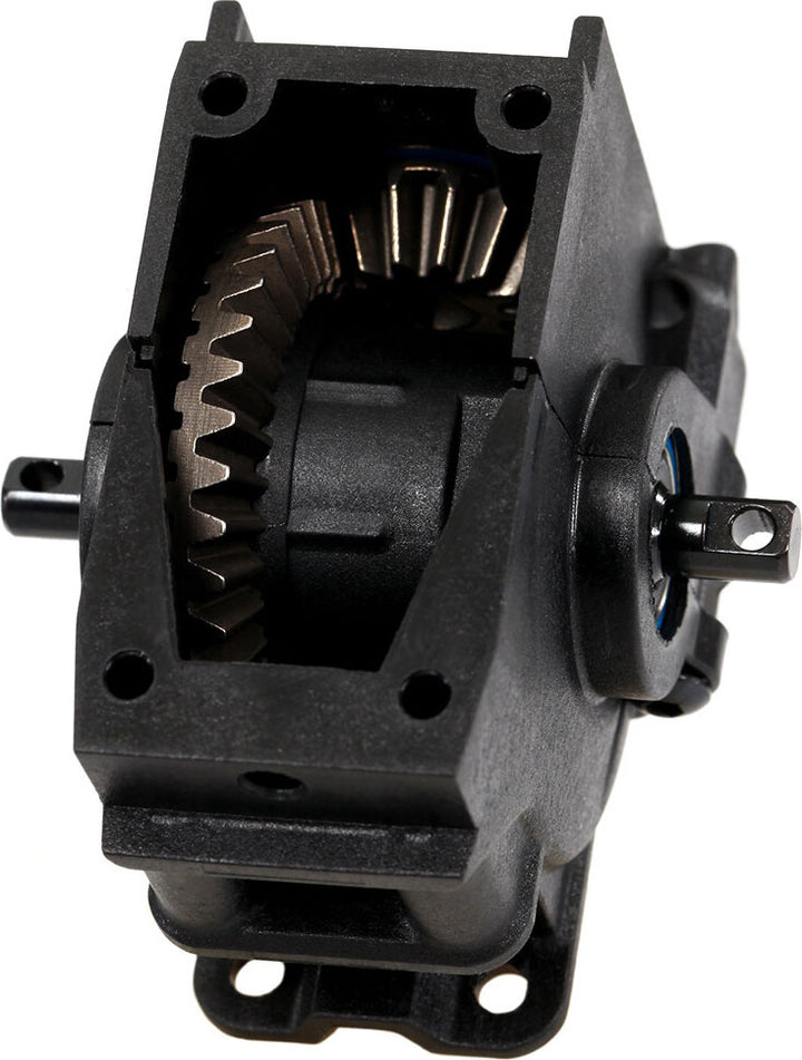 Differential, rear (complete with pinion gear and differential plastics) (fits 1/10-scale Rally & 4X4 VXL models: Slash®, Stampede®, Rustler®) (13/37 ratio)