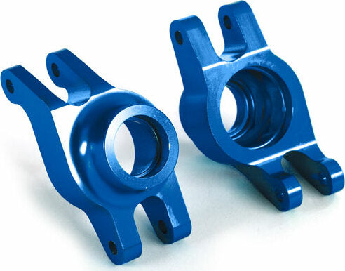 Carriers, Stub Axle (blue-Anodized 6061-T6 Aluminum) (rear) (2)