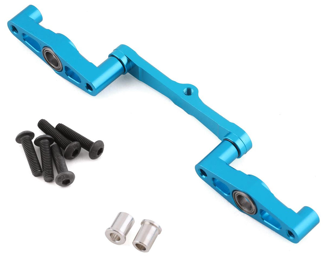 Yeah Racing Tamiya TT-02/TT-02B Aluminum Steering Rack Blue TT02-042BU