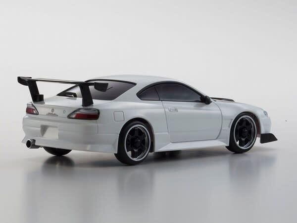 Kyosho Mini-Z ASC AWD Nissan Silvia S15 with GT Wing Body Set (White) ASC Autoscale Body Set MZP413CW