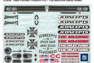 Jconcepts 1968 Pontiac Firebird Pro - The Machine - Excel RC