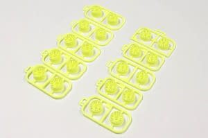 Kyosho Mini-Z (MZH131KY) 2WD Multi Offset Wheel SetII (Yellow/RAYS RE30/20pcs)