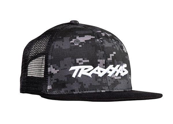 Traxxas 1184-CAMO TRAXXAS® LOGO HAT FLAT BILL BLA - Excel RC