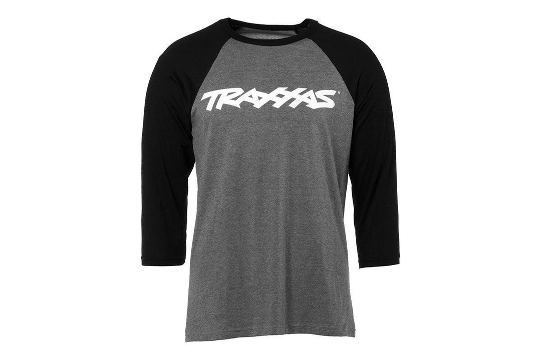 Traxxas 1369-S TRAXX RAGLAN SHIRT GREYBLK SM - Excel RC