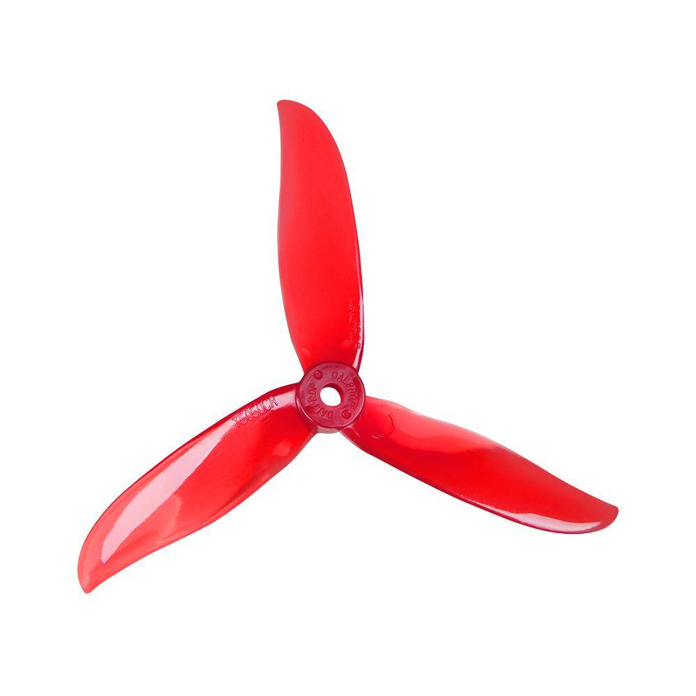 Dalprops T5050 Cyclone Tri 3 Blade Propellers 2L2R Crystal Red