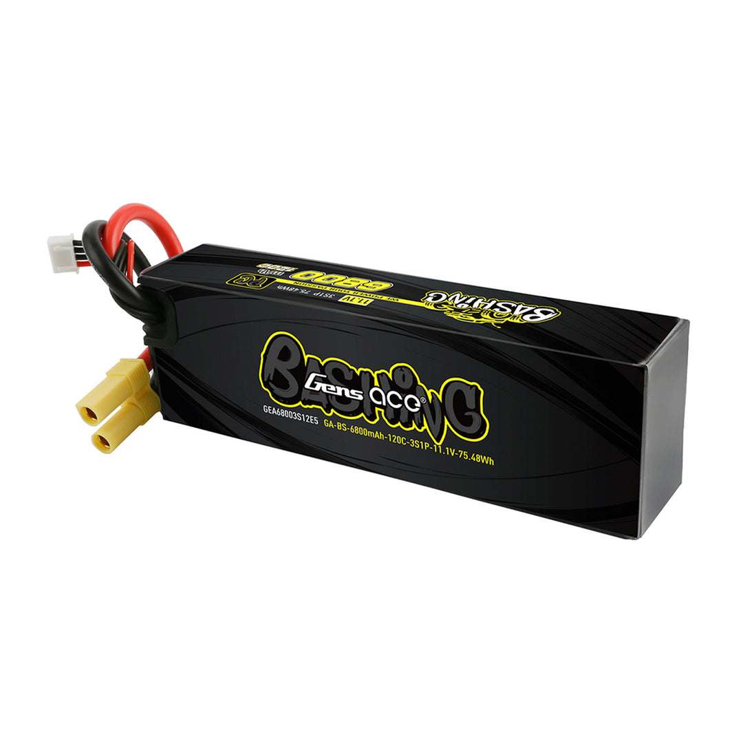 Gens Ace Bashing Series 6800mAh 11.1V 120C 3S1P Lipo Battery Pack With EC5 Plug