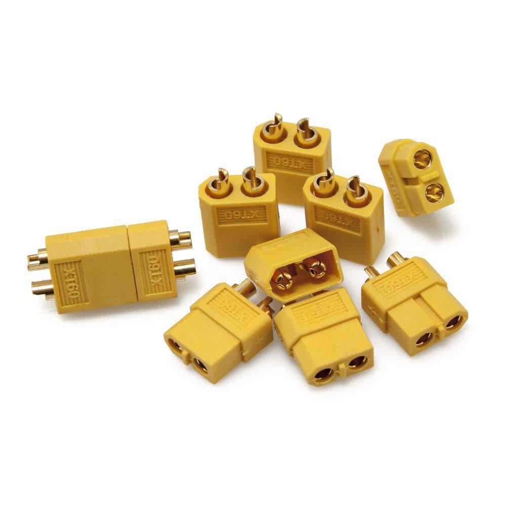 Excel RC - EX-10053 XT60 Connectors Pair (1 Male / 1 Female) Yellow