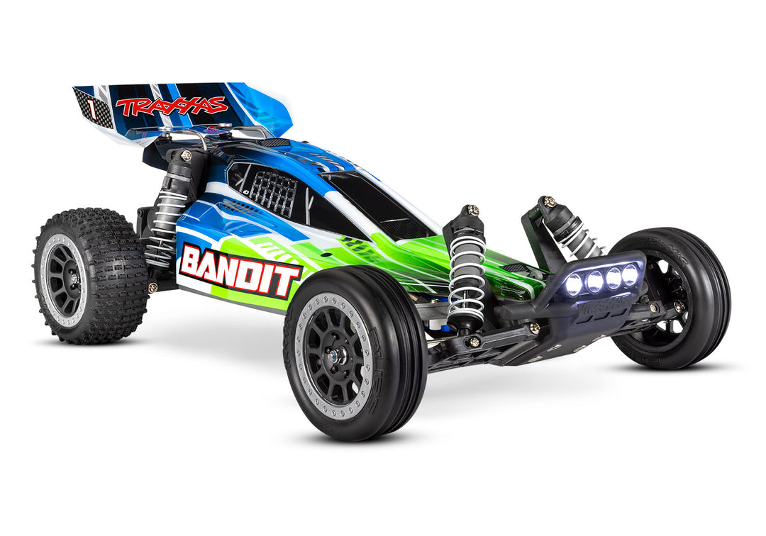 Traxxas Bandit 1/10 Scale Off Road Buggy 2WD With XL-5 ESC Led Lights Battery and Charger 24054-61