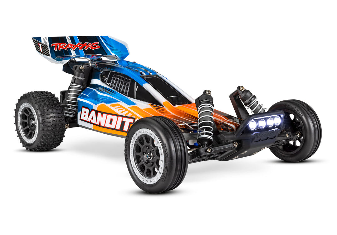 Traxxas Bandit 1/10 Scale Off Road Buggy 2WD With XL-5 ESC Led Lights Battery and Charger 24054-61