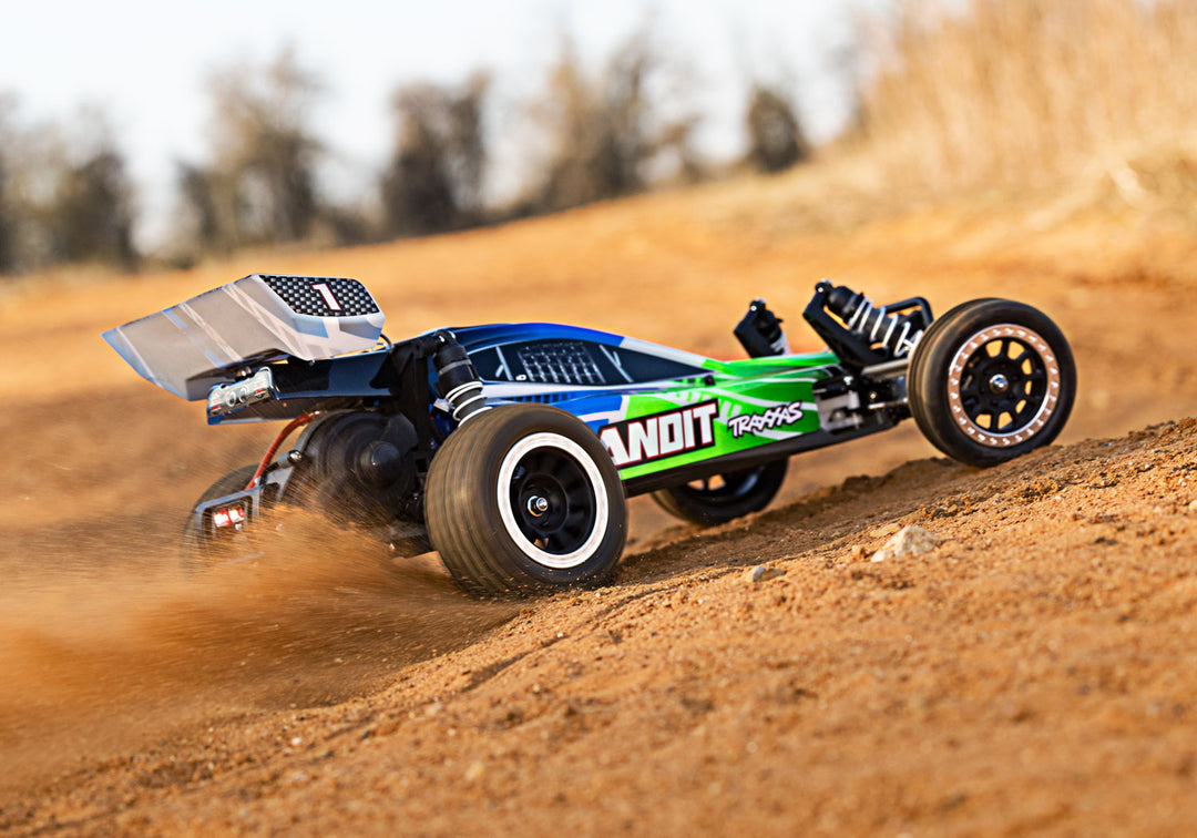 Traxxas Bandit 1/10 Scale Off Road Buggy 2WD With XL-5 ESC Led Lights Battery and Charger 24054-61