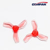 Gemfan 1220 31mm Durable 4 Blade 1mm Clear Red 4L&4R - Excel RC