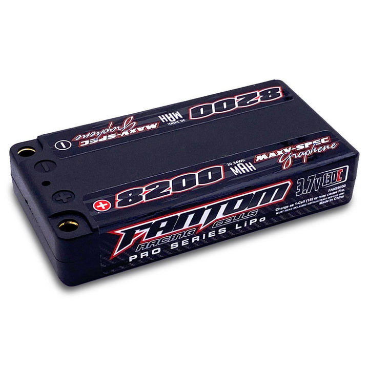 Fantom Racing 8200mAh - 130C - 3.7v - 1-Cell - MaxV-SPEC Silicon Graphene LiPo FAN26030