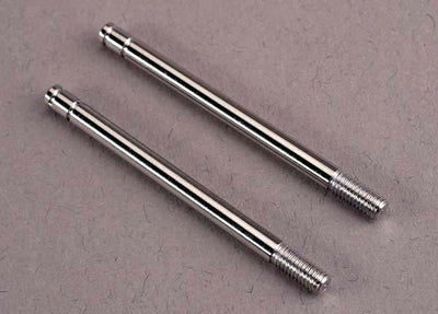 Traxxas 2655 Shock shafts steel chrome finish (medium) (2) -Discontinued - Excel RC