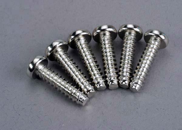 Traxxas 2683 Screws 5x20mm roundhead self-tapping (6) -Discontinued - Excel RC