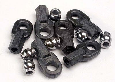 Traxxas 2742 Rod ends long (6) hollow ball connectors (6) - Excel RC