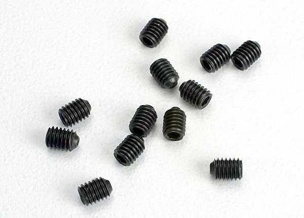 Traxxas 2743 Set (grub) screws 3mm hardened (12) - Excel RC