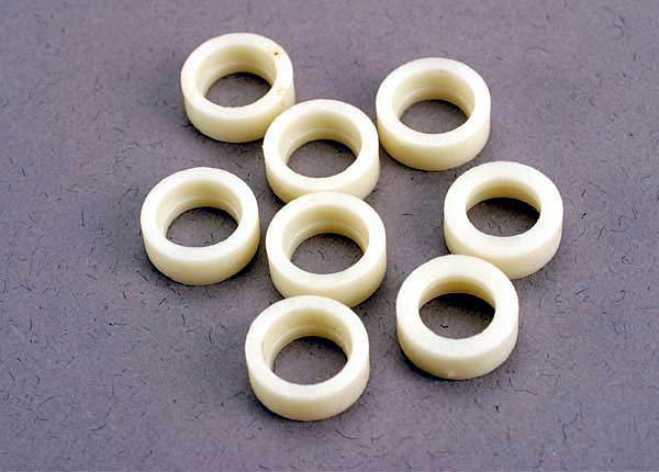 Traxxas 2769 Bearing adapters (8) (allows use of lighter 5x8mm bearings in place of 5x11mm bearings) - Excel RC