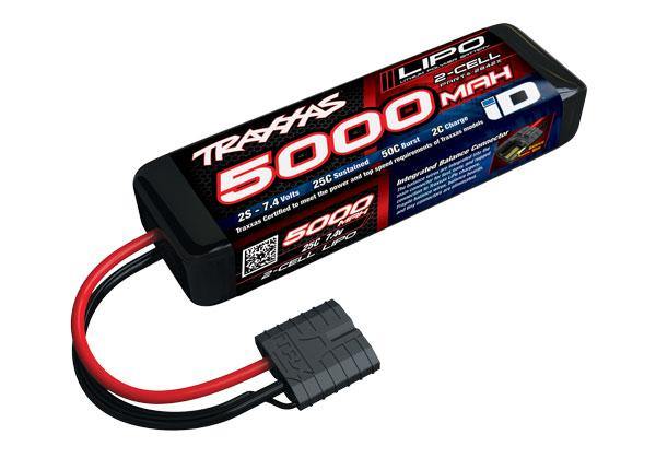 Traxxas 2842X 5000mAh 7.4v 2-Cell 25C LiPo Battery - Excel RC