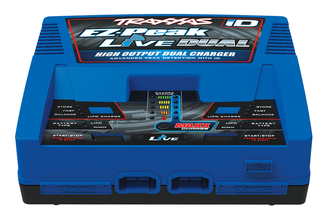 Traxxas 2997 Batterycharger completer pack (includes #2973 Dual iD charger (1) #2890X 6700mAh 14.8V 4-cell 25C LiPo battery (2))
