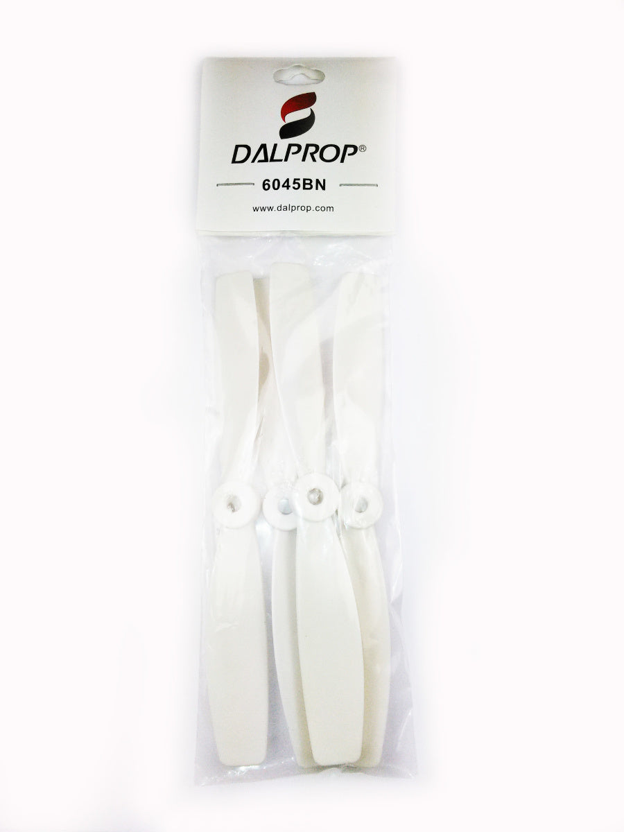 DALprop 2 Blade BullnosePropellers 2L2R  White 6045