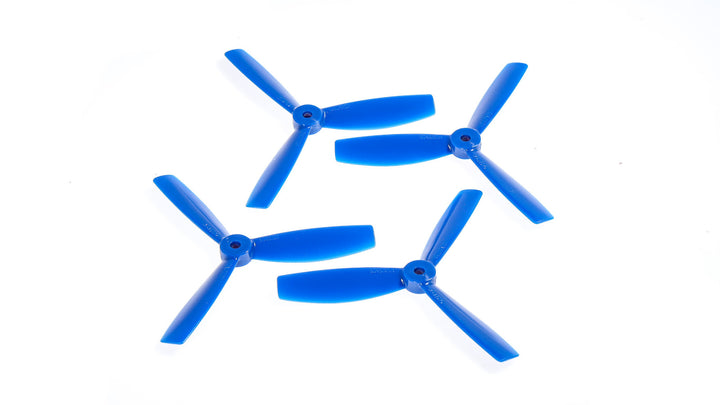 DALprop Tri 3 Blade Bullnose Propellers 2L2R Blue T5045