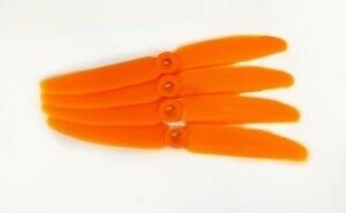 Gemfan Glass Filled Nylon 2 Bladed Propellers Orange 4045