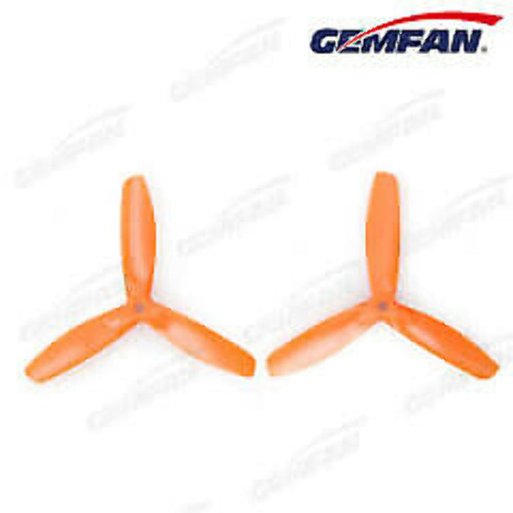 Gemfan PC Tri 3 Blade Bullnose Propellers 2CW 2CCW Orange 5050