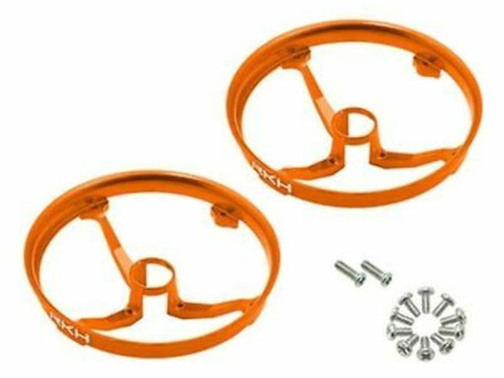 Rakon CNC AL Propeller Guards (Orange) - Blade Inductrix