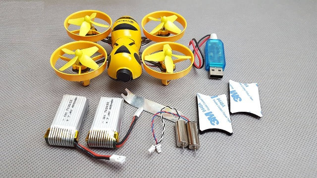 Eachine Fatbee (FRSKY) FB90 90mm Micro FPV LED Racing Quadcopter BNF Based On