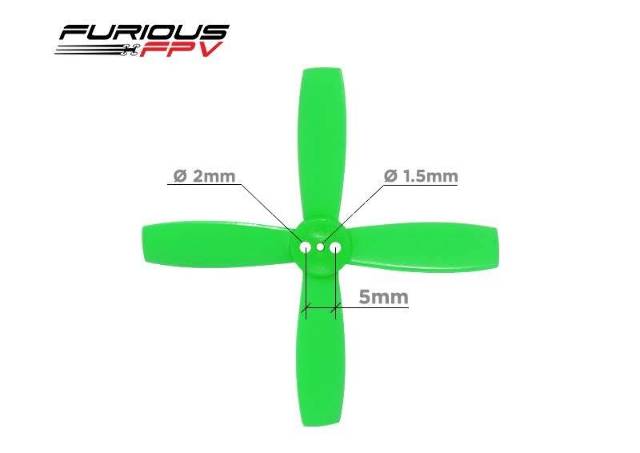 Furious FPV Propellers High Performance-Neon Green-1935-4-Blade