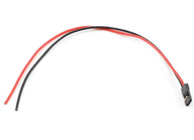 Futaba Male Battery Lead to bare wire 30cm 26AWG