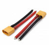 ExcelRC XT90 Lipo Pigtail Connection 12AWG Male to Bare Wire 24cm 1 Piece