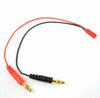 ExcelRC Female JST to 4mm Banana Plugs 3cm 22awg Charge Lead