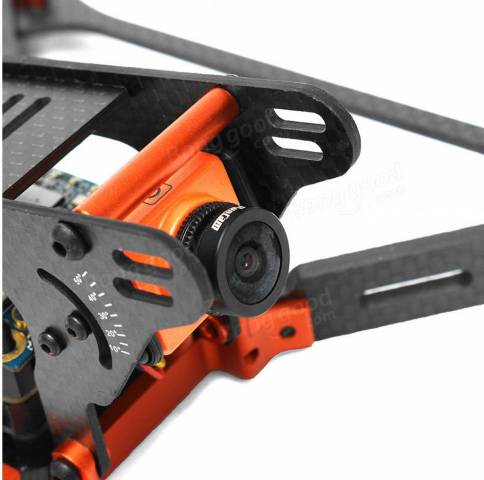 Realacc Real1 220mm 5 Inch 4mm Thickness Vertical Arm CNC Carbon Fiber FPV Racing Frame