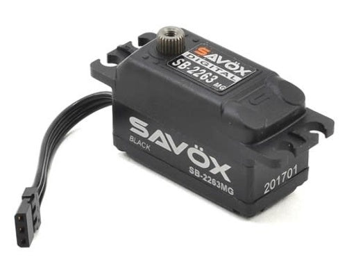 Savox SAVSC1251MG-BE Black Edition Low Profile Digital Servo