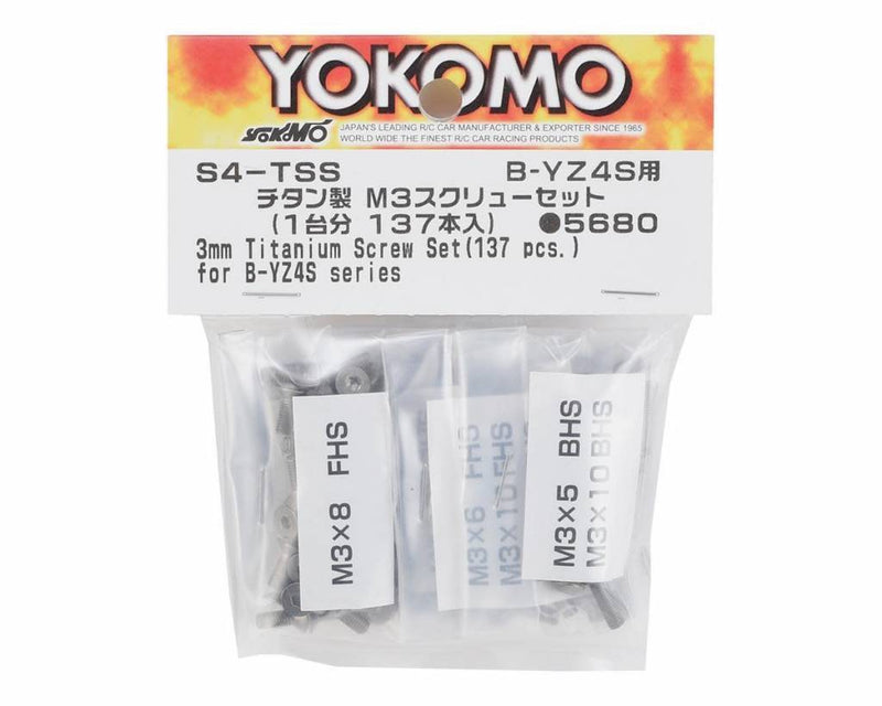Yokomo Screw Set Titanium (Y2-TSS)