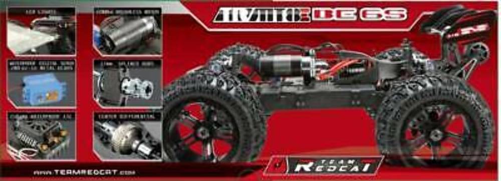 Team RedCat Racing TRMT8E TR MT8E BE6S 1 8 SCALE MONTER TRUCK 6S Excel RC