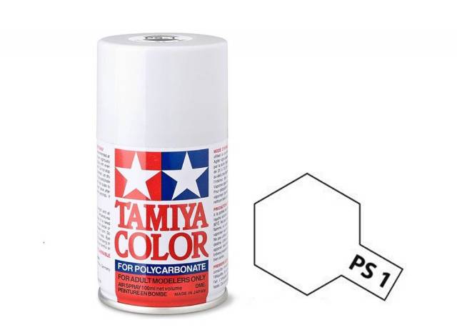 Tamiya Polycarbonate Paint  PS-1 White