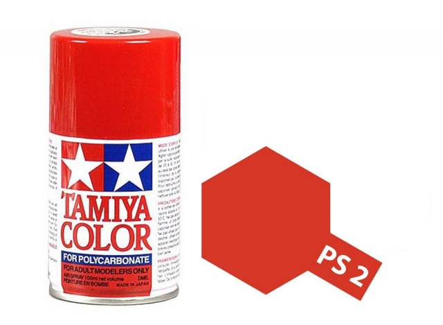 Tamiya Polycarbonate Paint  PS-2 Red