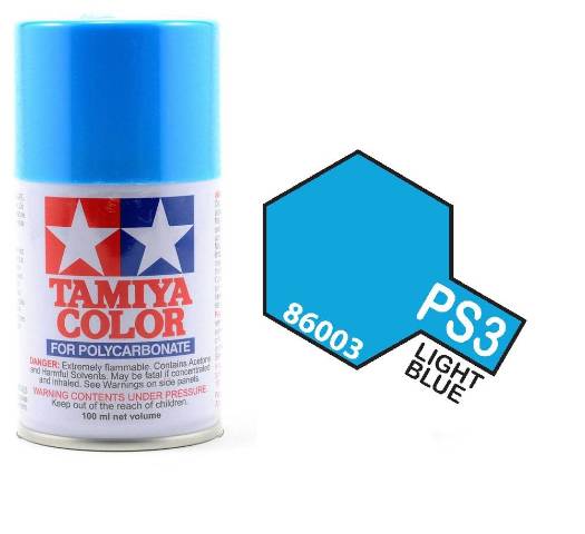 Tamiya Polycarbonate Paint  PS-3 Light Blue