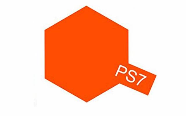 Tamiya Polycarbonate Paint  PS-7 Orange