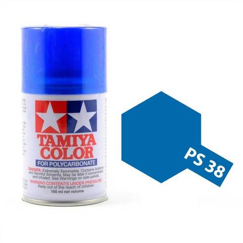Tamiya Polycarbonate Paint  PS-38 Translucent Blue