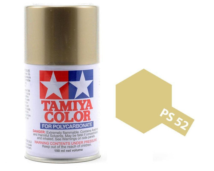 Tamiya Polycarbonate Paint PS-52 Champ Gold Anodized Aluminum Spray