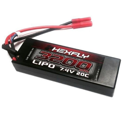 RedCat Racing Hexfly LIPO Battery 2s 3200mAh 20C 7.4V Hardcase HX-320020C-BV2