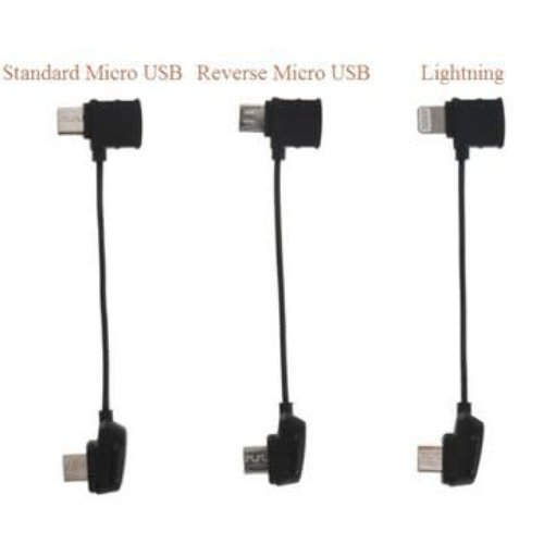 Remote Control Cable for Spark and Mavic Micro USB to Reverse USB for Mobile