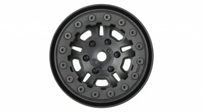 Pro-Line FaultLine 1.9'' Black/Black Bead-Loc 10 Spoke Wheels
